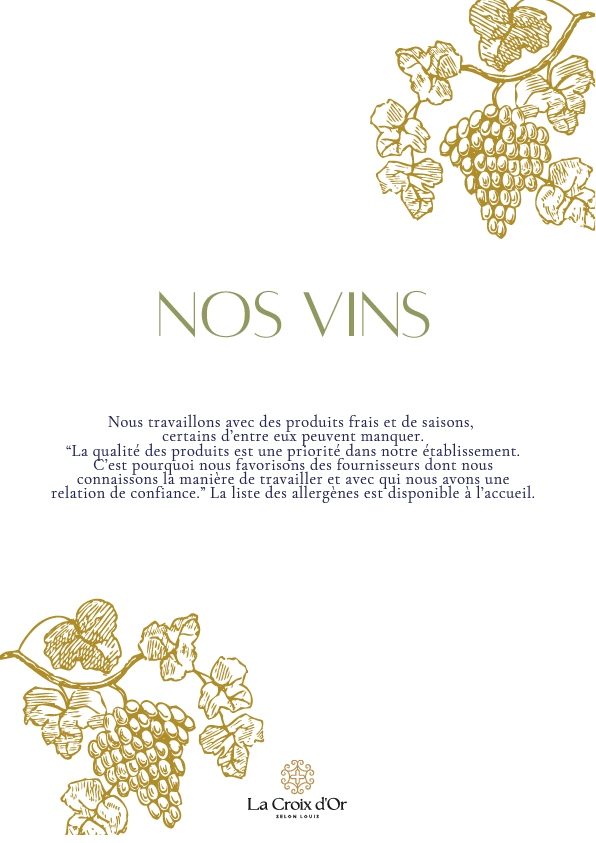 Carte et menus du restaurant La Croix d'Or selon Louis à Pavilly